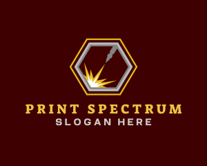 Laser Fabrication Industrial logo design