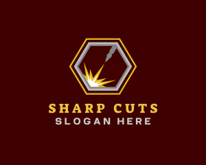 Laser Fabrication Industrial logo design