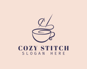 Sewing Thread Cup logo design