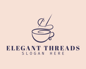 Sewing Thread Cup logo design