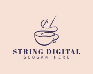 Sewing Thread Cup logo design