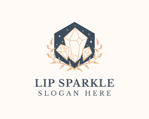 Elegant Crystal Jewelry logo design