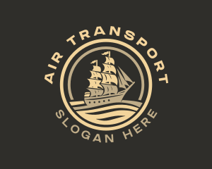 Ship Travel Sailing logo design