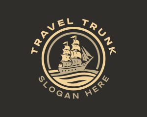 Ship Travel Sailing logo design