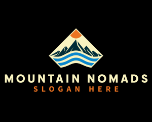 Mountain Outdoor Adventure logo design