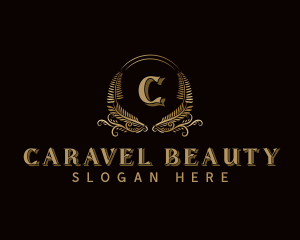 Elegant Floral Ornament logo design