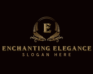 Elegant Floral Ornament logo design