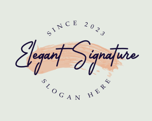 Elegant Paint Beauty logo design