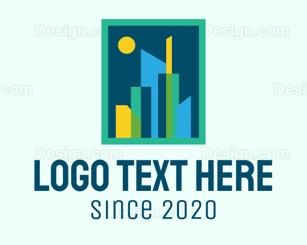 Geometric Urban City Logo