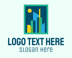 Geometric Urban City  Logo