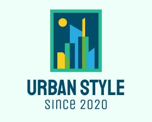 Geometric Urban City  logo design