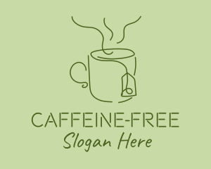 Green Tea Cup  logo design