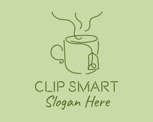 Green Tea Cup  logo design