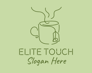 Green Tea Cup  logo design