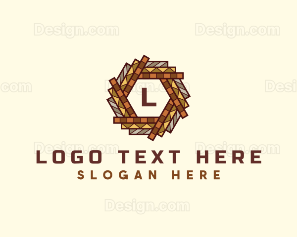 Flooring Pavement Tile Logo