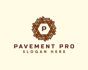 Flooring Pavement Tile logo