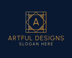 Tile Pavement Interior Design logo design