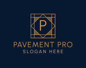 Tile Pavement Interior Design logo design