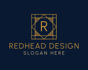 Tile Pavement Interior Design logo design