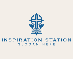 Crucifix Religion Ministry  logo