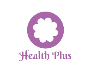 Purple Flower Blossom logo