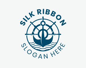 Marine Anchor Helm  logo design