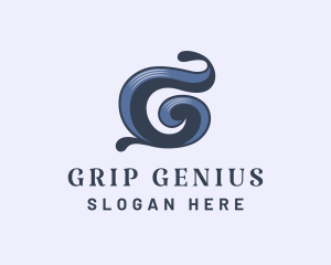 Retro Swirl Business logo design