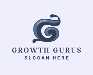 Retro Swirl Business logo design