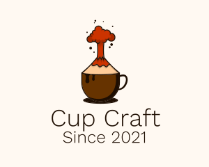 Volcano Coffee Cup logo