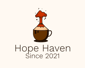 Volcano Coffee Cup logo