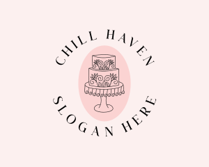 Floral Cake Bakeshop Logo