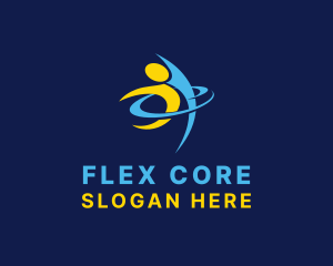 Physical Fitness Human logo