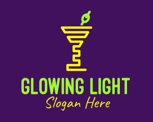 Neon Cocktail Olive logo design