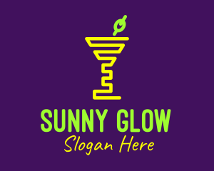 Neon Cocktail Olive logo design