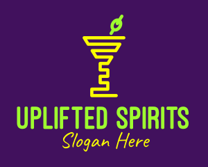 Neon Cocktail Olive logo design