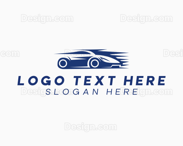 Fast Sports Car Logo