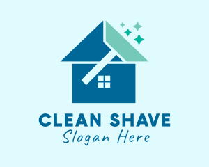 House Cleaning Wiper logo design