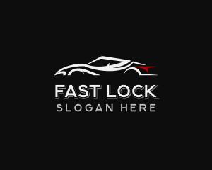 Fast Automobile Supercar logo design