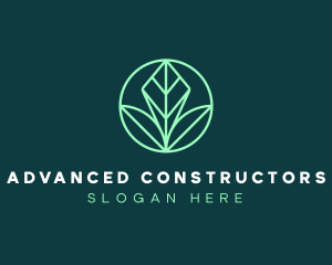 Green Leaf Landscape logo design