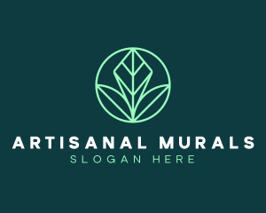 Green Leaf Landscape logo design