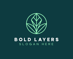 Green Leaf Landscape logo design