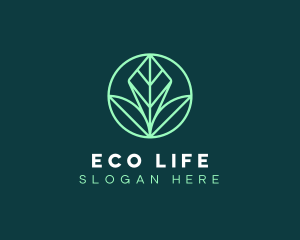 Green Leaf Landscape logo design