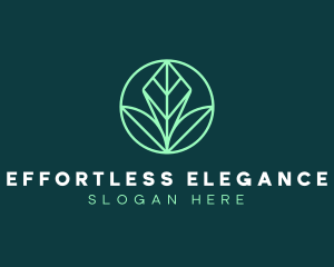 Green Leaf Landscape logo design