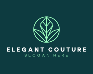 Green Leaf Landscape logo design