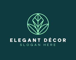 Green Leaf Landscape logo design