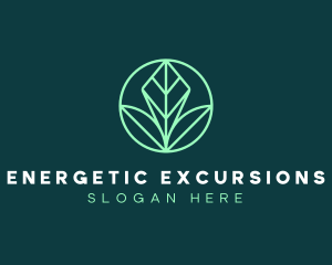 Green Leaf Landscape logo design