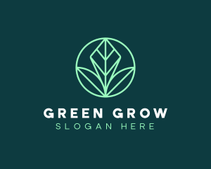 Green Leaf Landscape logo design