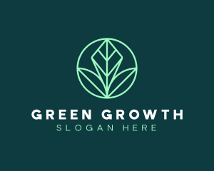 Green Leaf Landscape logo design