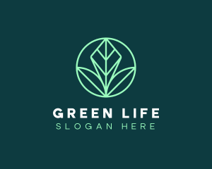 Green Leaf Landscape logo design