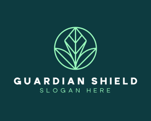 Green Leaf Landscape logo design